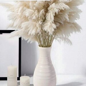 1pc Plastic Flower Vase, Unbreakable Vases Creative Home Decoration Ivory/Beige